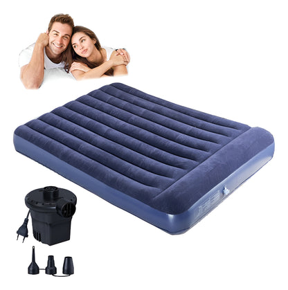 Camping Colchón Cama Inflable Almohadas Inflador Doble Plus