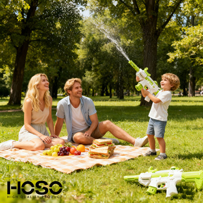 Rifle De Agua Hoso M416g Plástico Abs Para Niños 2-4 Años Verde Verde Claro