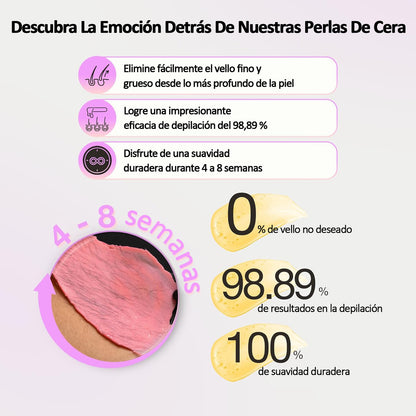 500g Cera Depilatoria Elástica Natural Película