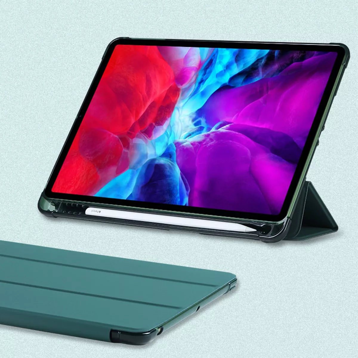 Funda iPad 7/8/9 10.2" Silicona con Portalápices - 5 Colores