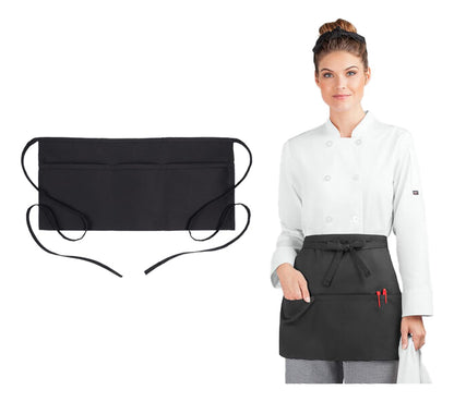 Pechera Delantal Mezclilla Mesero Cocina Bar Comedor Mujer