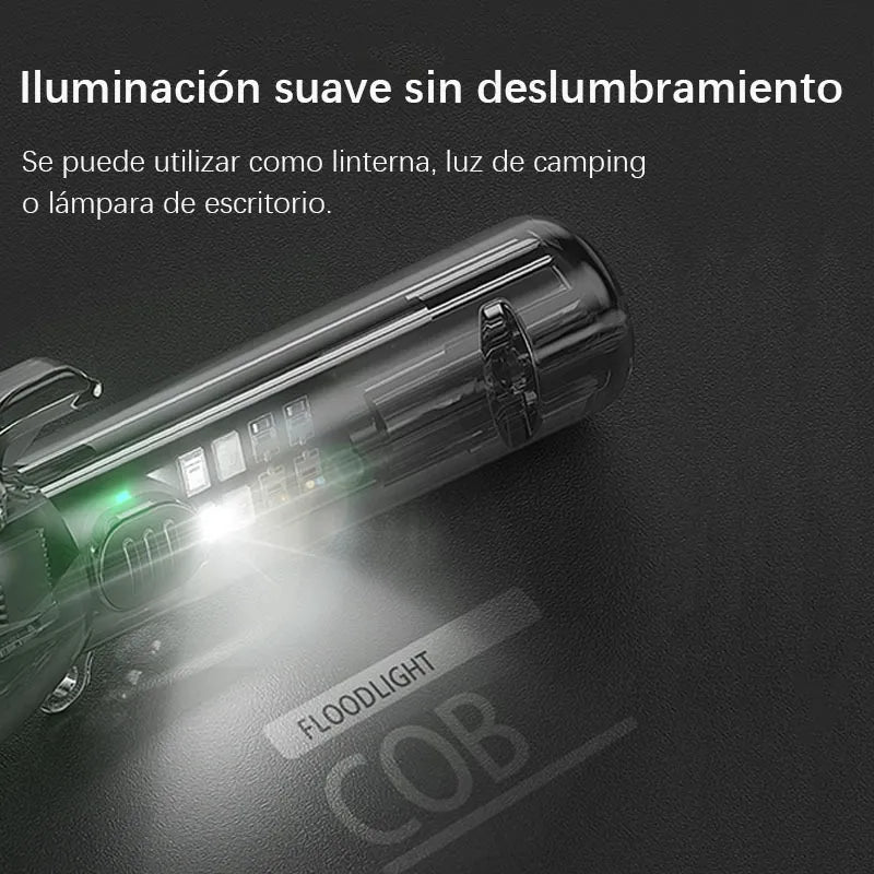 Recargable Usb Mini Linterna Led Lmpermeable Larga Distanci Linterna Blanco Luz Negro