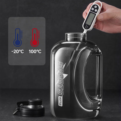 Botella De Agua Deportiva Motivacional Gran Capacidad 1.6l