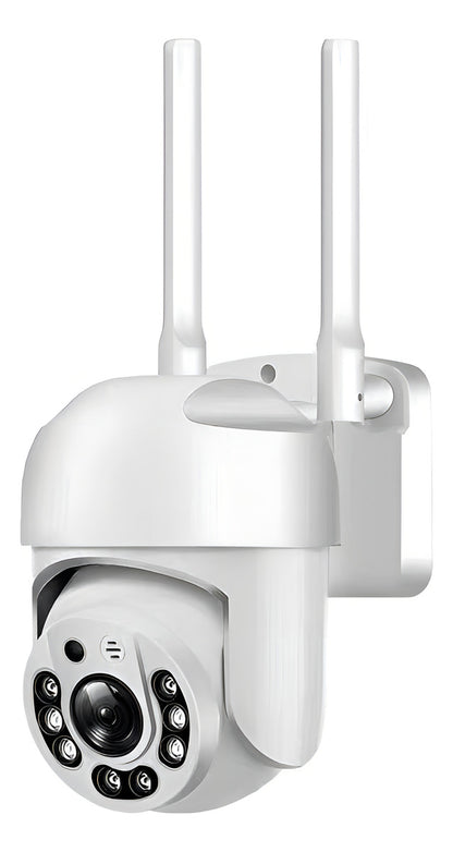 Cámara Seguridad Wifi Audio Bidireccion Alarma Ip66 2k/hd A6 Color Blanco