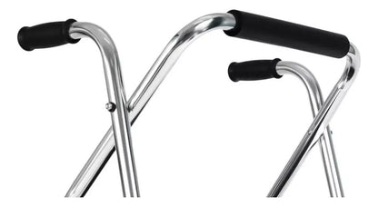 Andador Plegable Ortopédico Adulto Mayor Hoso 2 Ruedas Asiento Aluminio