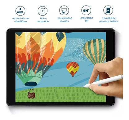 Lámina Vidrio Para iPad/pro/airmica Templada Arc Edge Hd