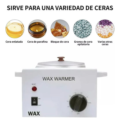 Calentador De Cera - Olla Para Depilación 3kg Con Colador