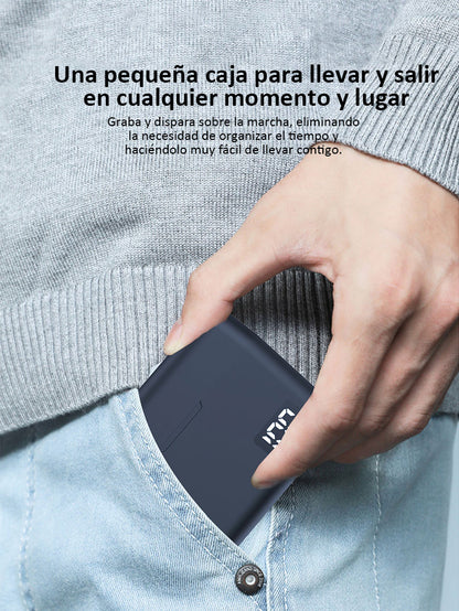 Mini Micrófono Inalámbrico Hoso-r9 Con Caja Carga Portátil