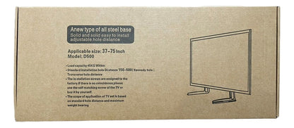 Soporte Base Tv Sobre Mesa Universal De 37 A 75 PuLG Color Negro
