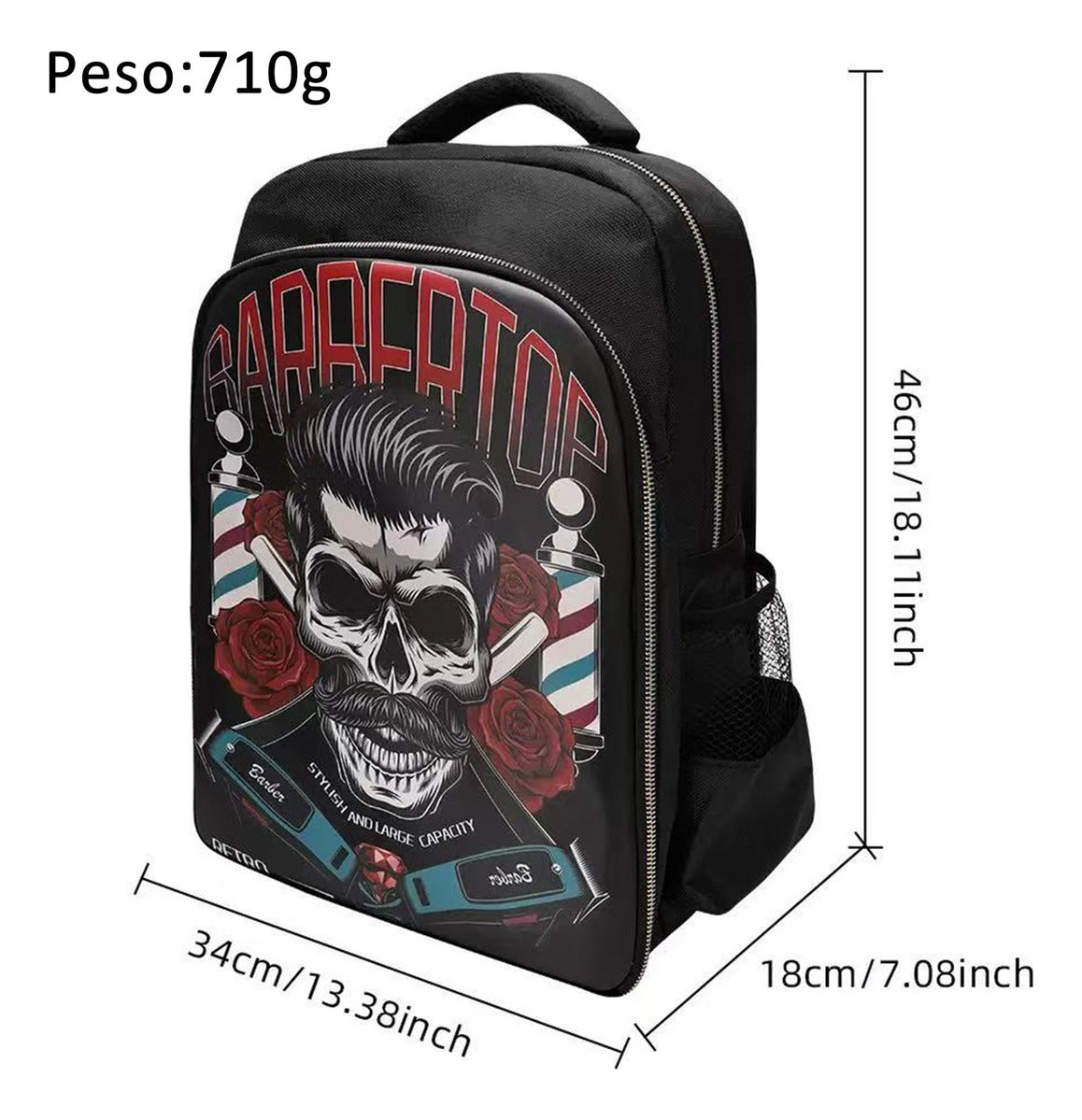 Mochila Organizadora Para Tijeras Maquina Barbero Portátil