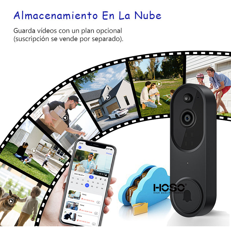 Timbre con Camara AI HOSO 1080p