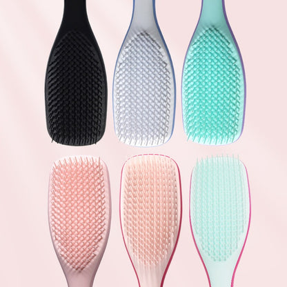 Cepillo De Pelo Tangle Para Cabello Mojado Rizado Flexible