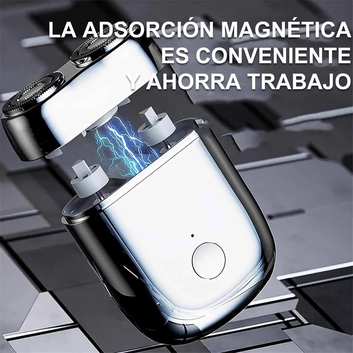 Afeitadora Magnética Portátil Eléctrica Acero Inoxidable