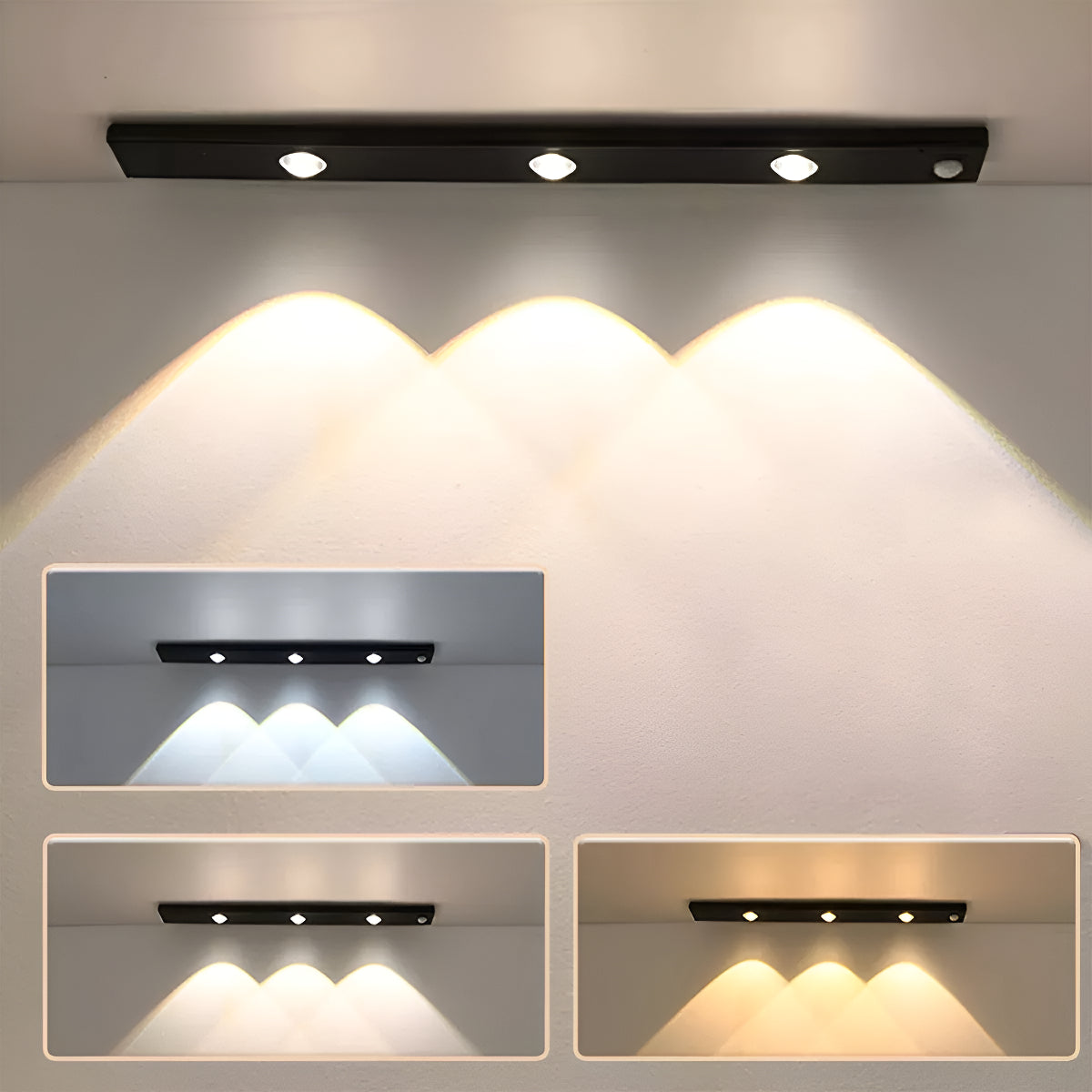 Pack 2 Luz Led Con Sensor De Movimiento Con Control Remoto
