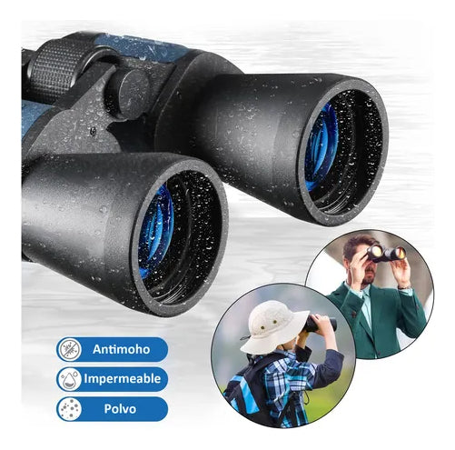 Binocular Profesional 80*80 Visión Nocturna Alta Resolución Color Negro