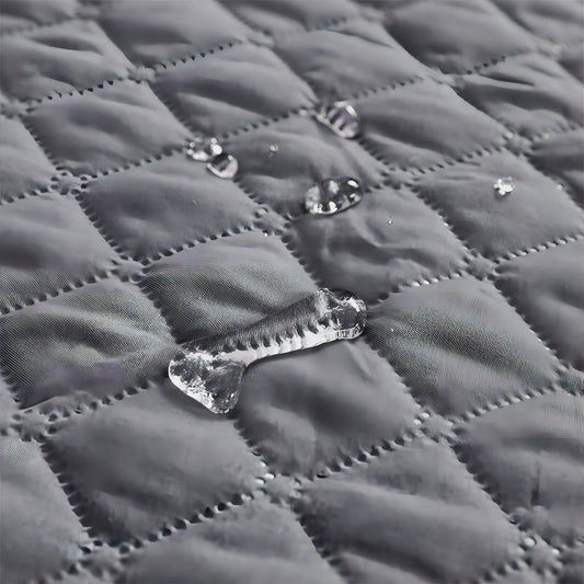 Cama Para Perro Xxl Gris Oscuro Antideslizante Lavable 120cm Microfibra