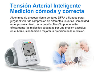 Monitor De Presión Arterial Muñeca Hoso Blanco Pantalla Grande Modelo W01