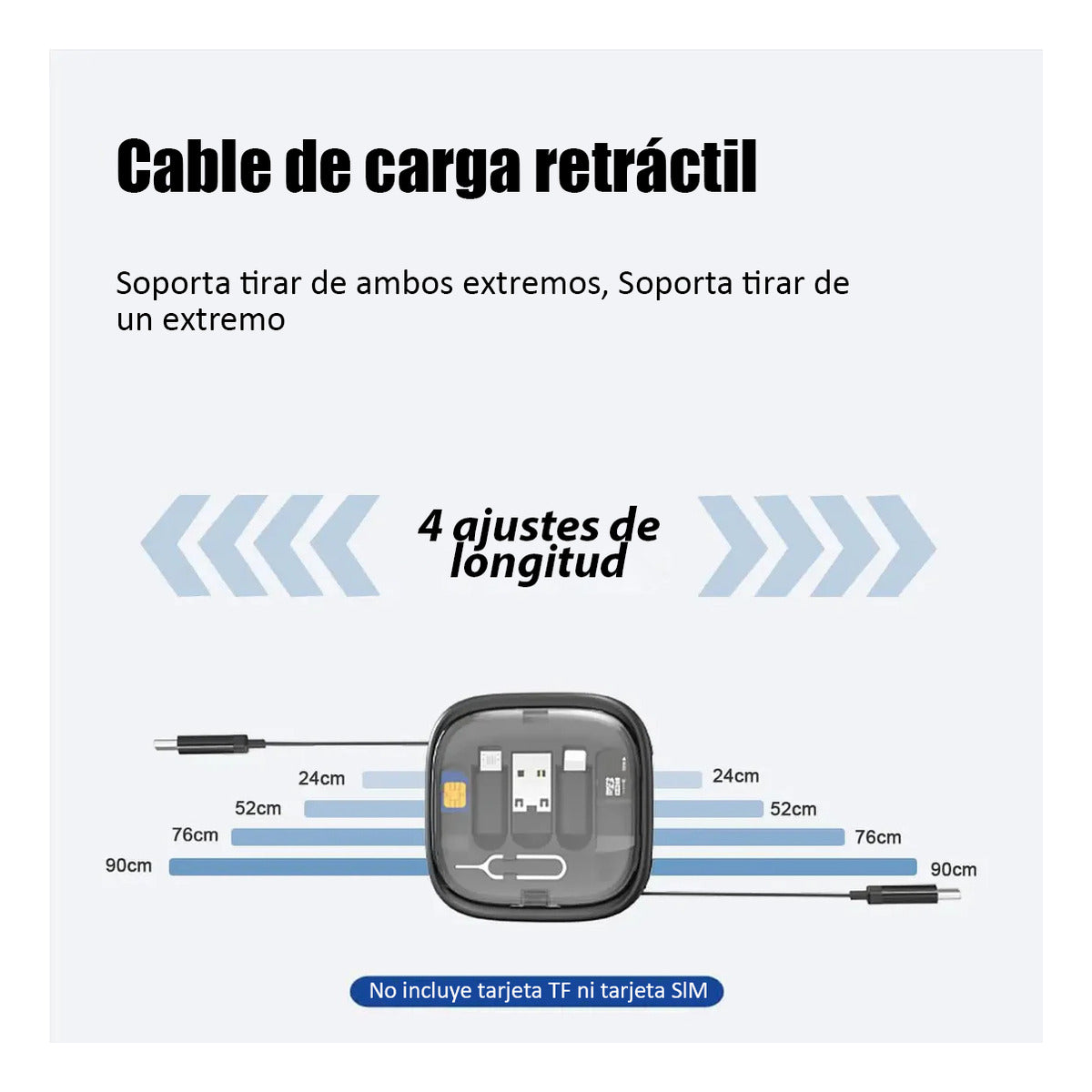 Kit De Cable Usb Tipo-c/lightning Conjunto Carga Rápida