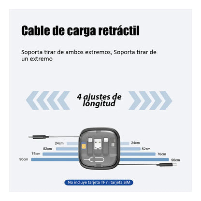 Kit De Cable Usb Tipo-c/lightning Conjunto Carga Rápida