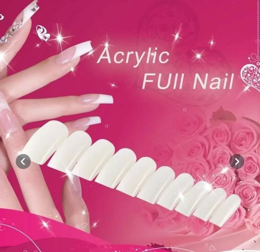 Tips 500 Unidades. Uñas Acrilicas, Gel, Manicure Profesional