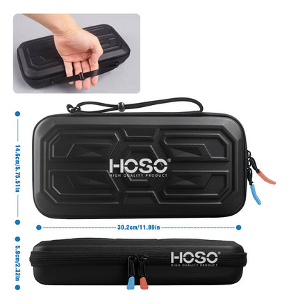 Bolso Estuche Funda 8 En 1 Para Nintendo Switch 2 Color Negro