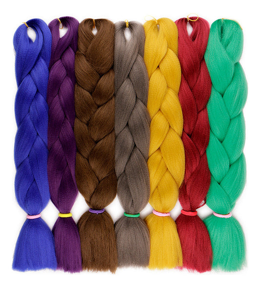 Kanekalon Pelo Sintético Trenzas Africanas - Todos Los Colores