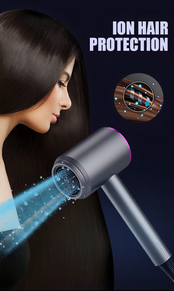 Secador De Pelo Mini De Iones Negativos Luz Blue Ray Color Surtido