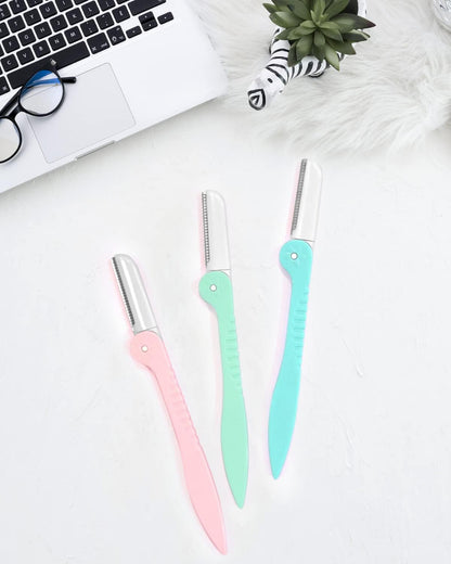 Afeitadoras Faciales Para Cejas Hoso 3 Cuchillas Descartables