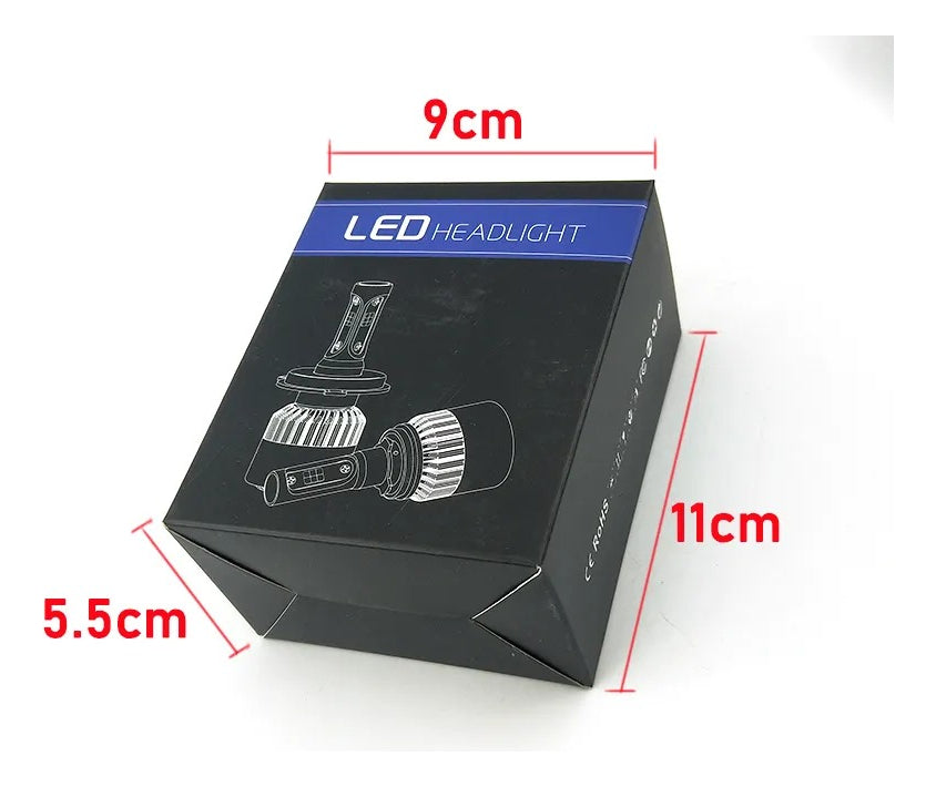Ampolleta Luz V7 Para Autos Led Kit Turbo H1 H4 H7 H11 9005