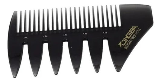 Peineta Barbería Ongba No.1 Plástico Profesional Barberos