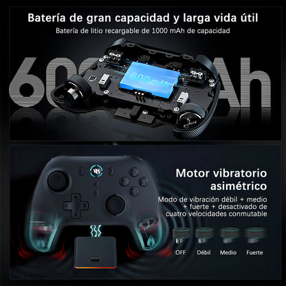 Control Inalámbrico Hoso Ga01a Negro Bluetooth Compatible Nintendo Switch