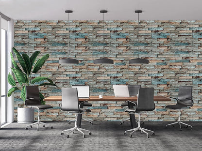 Pegatina De Pared Decorativa 3d10pcs Mármol Ladrillo Veteado