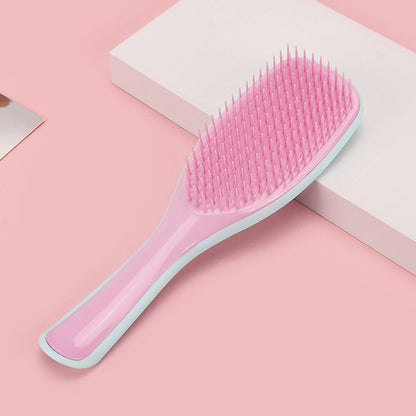 Cepillo De Pelo Tangle Para Cabello Mojado Rizado Flexible