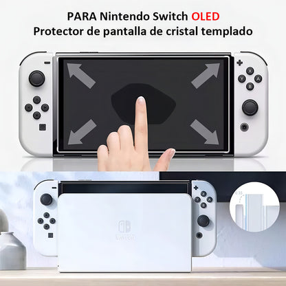Estuche 24 En 1 Para Nintendo Switch Oled Con Lápiz Capacitivo Hoso Color Negro