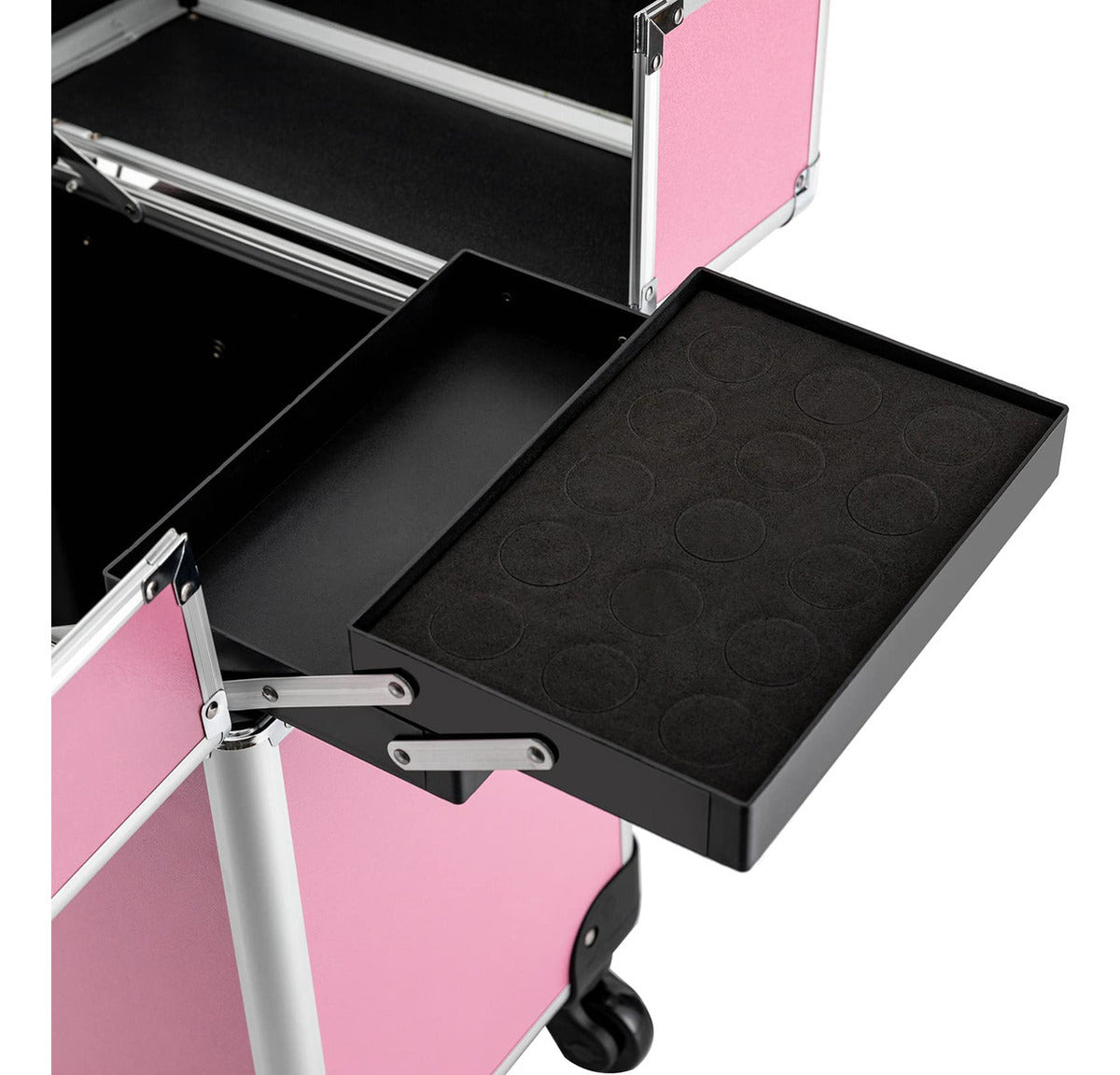 Maleta De Maquillaje Con Ruedas Caja Almacenaje Multiuso
