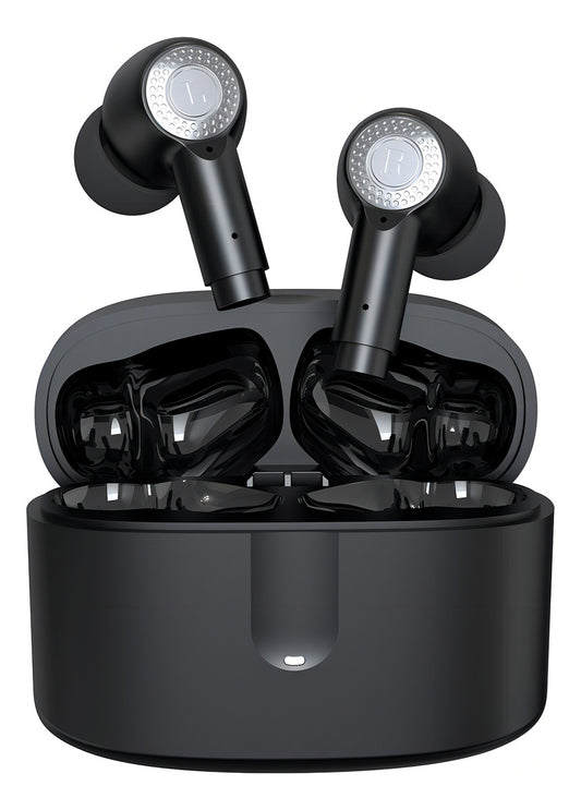 Audífonos Inalámbricos Hoso J9 Bluetooth Anc Enc Hi-fi Batería Larga Negro