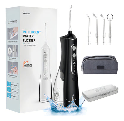 Irrigador Bucal Portátil 300ml - Limpieza Dental Profesional Impermeable