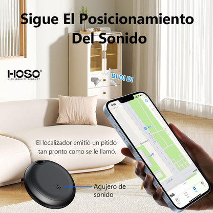 Bluetooth Smart Tag Localizador Gps Compatible Con Find My Negro