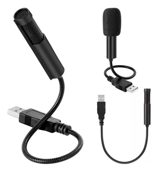 Micrófono De Grabación Profesional Mini Usb Yanmai Sf-558 Color Negro