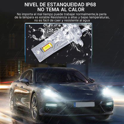 Luces Led Auto D8 En Línea Ultra-brillante Foco H3 H4 H7 H11