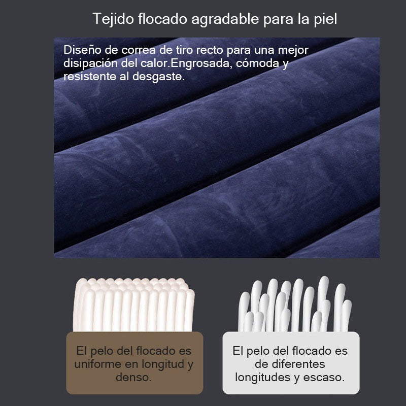 Camping Colchón Cama Inflable Almohadas Inflador Doble Plus