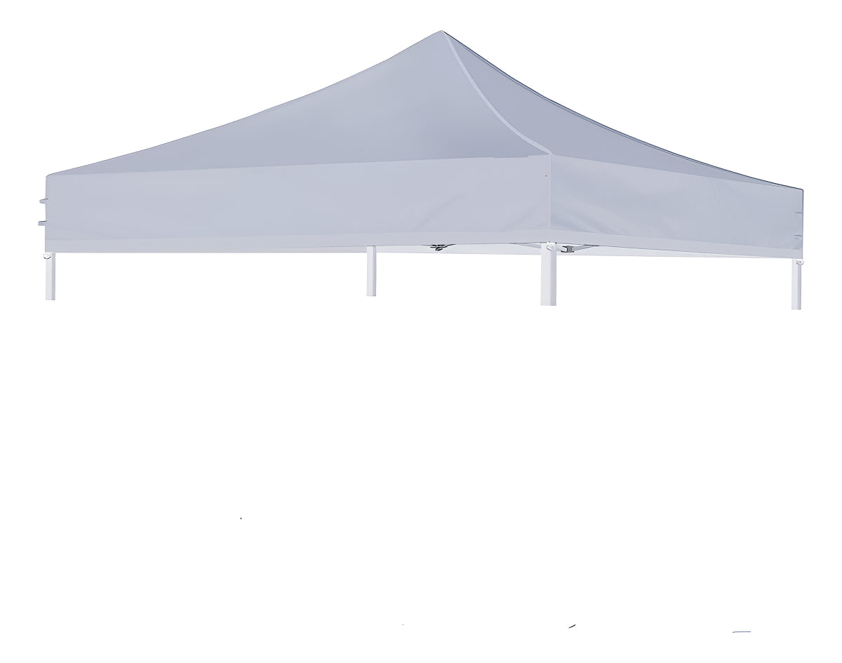 Lona 2x3m Carpa De Toldo Repuesto Toldo Plegable Impermeable Color Blanco