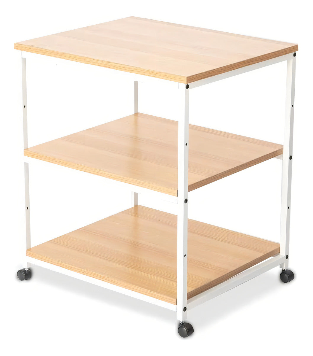 Estantería De Almacenamiento Móvil Adecuada Para Oficinas. Color Beige