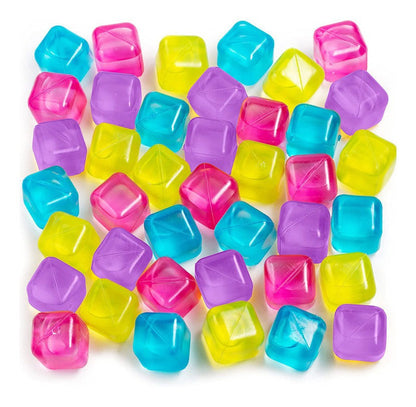 Cubos De Hielo Artificial Reutilizables De Colores
