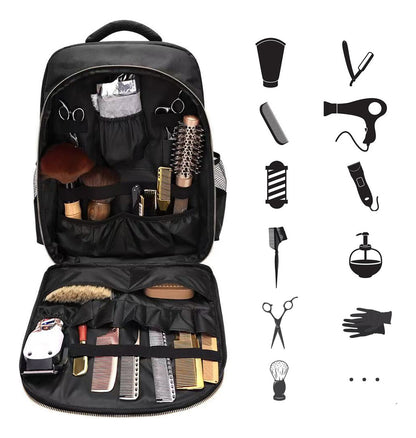 Mochila Organizadora Para Tijeras Maquina Barbero Portátil