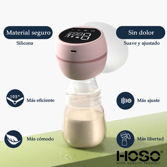 Portátil Sacaleche Extractor De Leche Materna Eléctrico Rosa