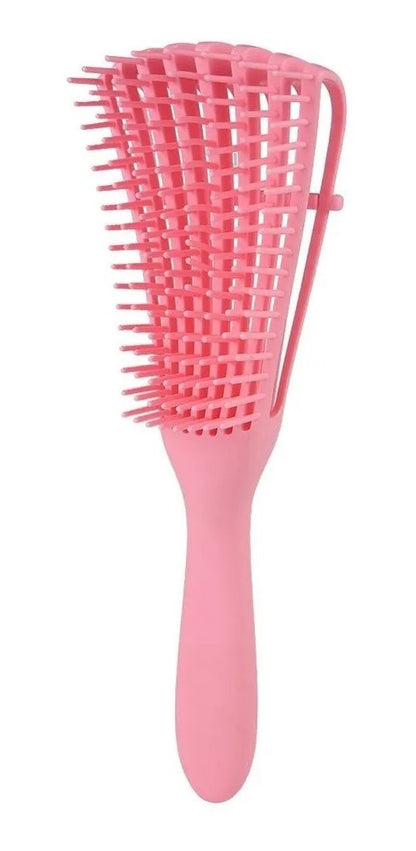 Cepillo Desenredante Rosado Cabello Ondulado