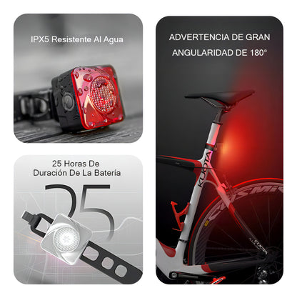 Luces Para Bicicleta Twooc Led Usb Recargable Delantera Y Trasera Ipx5