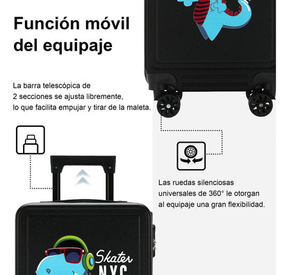 Mochila Maleta De Pollito Para Niños - Colores Variados Color Negro