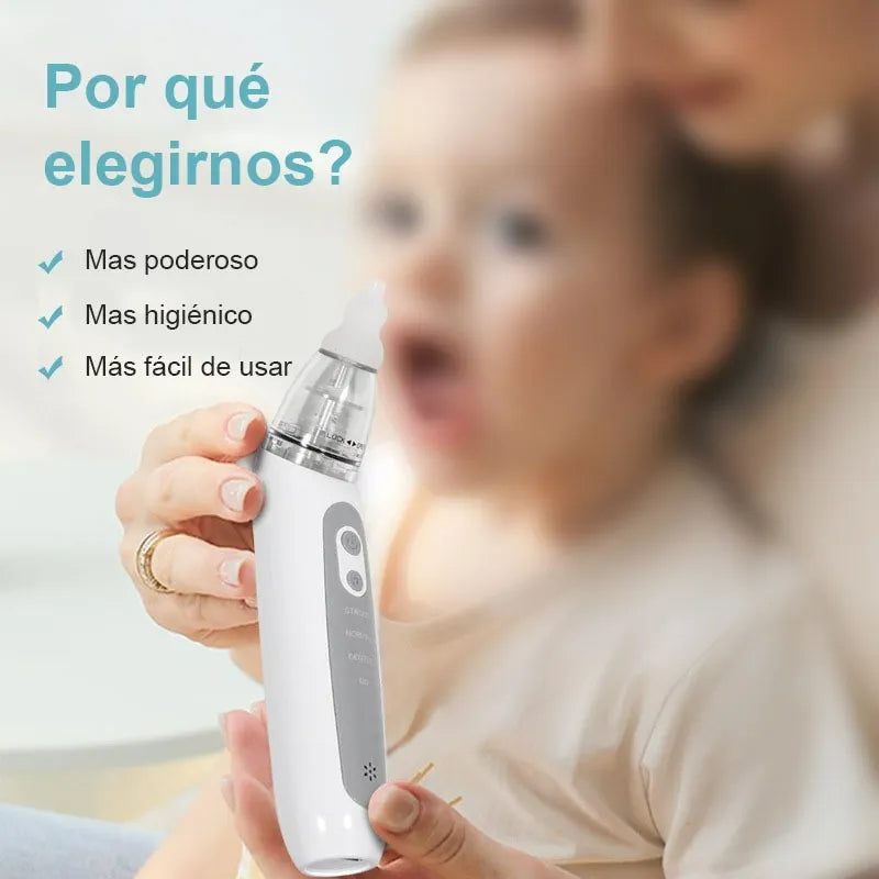 Cable Aspirador Nasal Electricos Bebe Filtros Ventosas Color Blanco